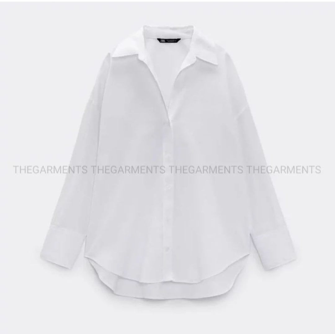 WHITE BUTTON DOWN SHIRT