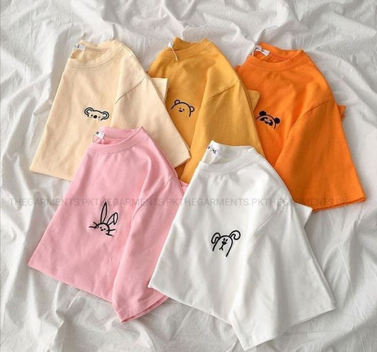 PACK OF 5 TSHIRTS( RABBIT BUNNIES)