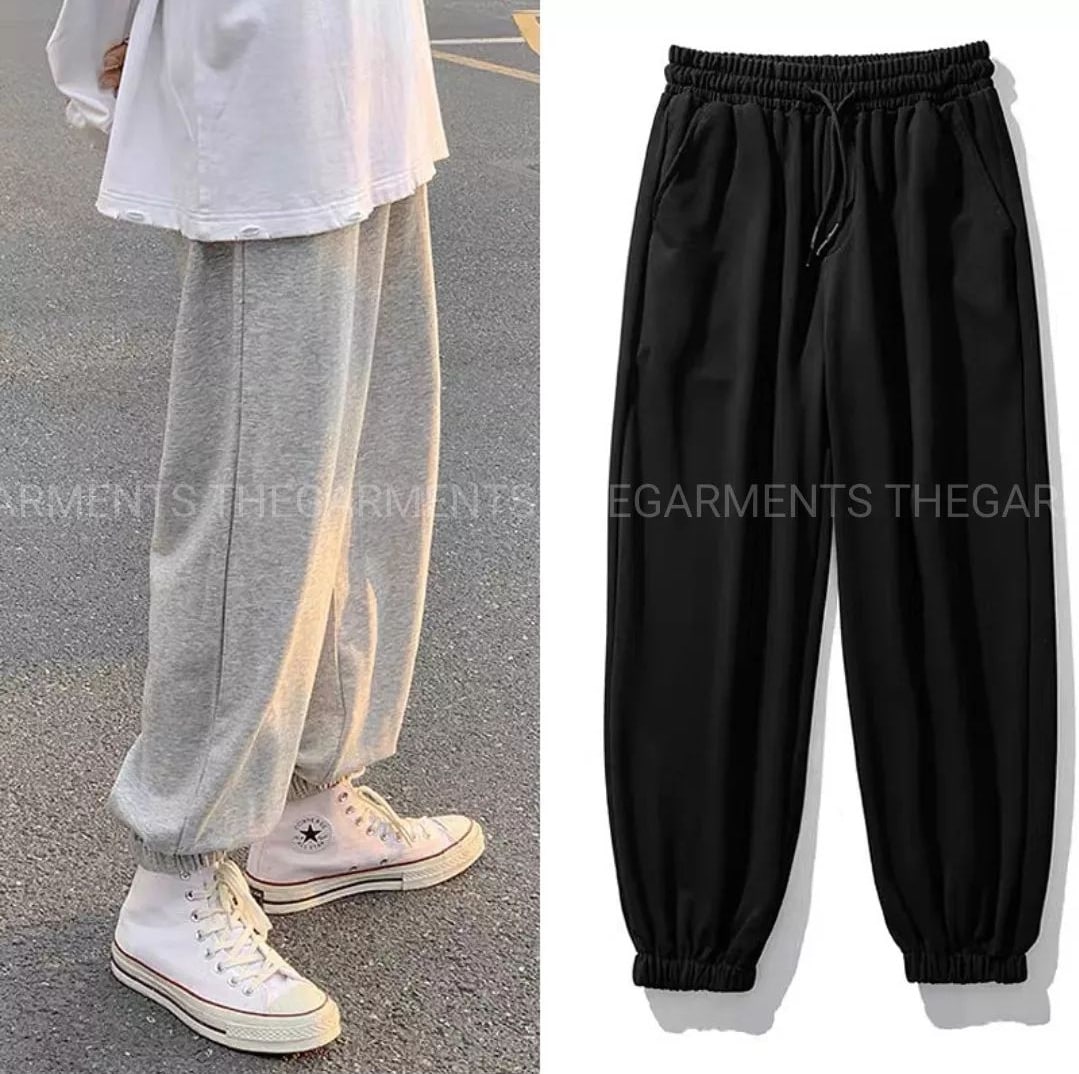PACK OF 2 TROUSER( BLACK AND GREY)
