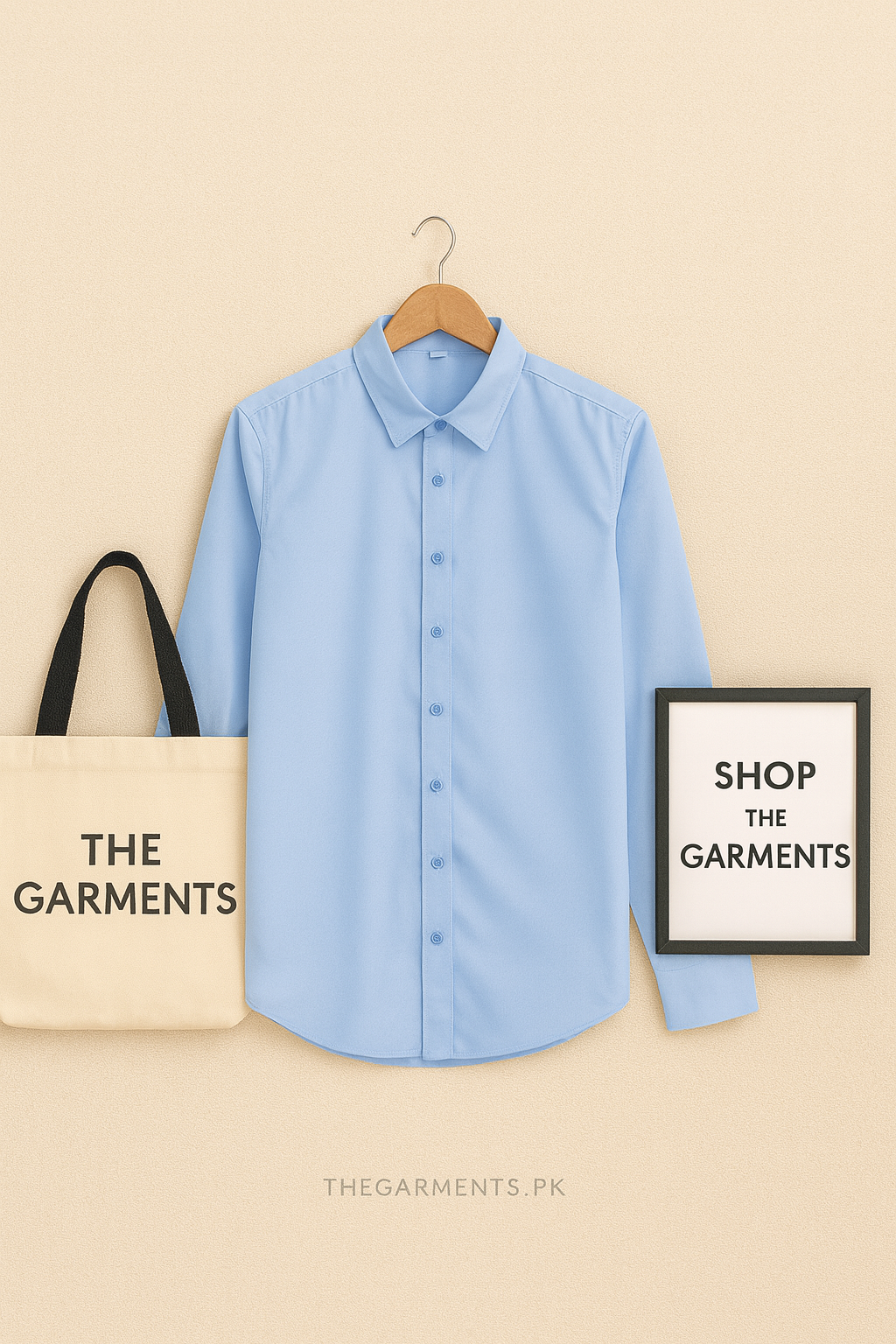 SKY BLUE BUTTON DOWN SHIRT