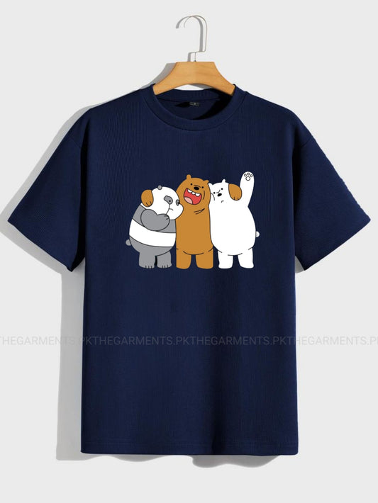 NAVY BLUE TSHIRT ( TOGETHER BEAR)