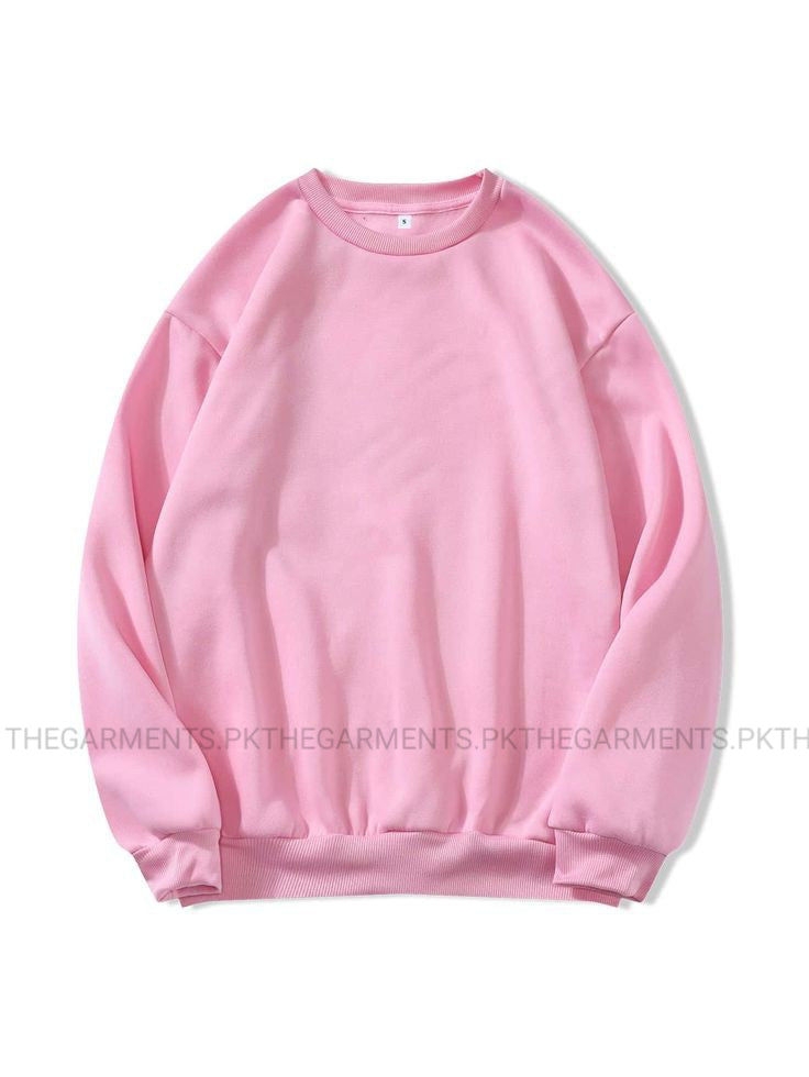 PLAIN PINK SWEATSHIRT