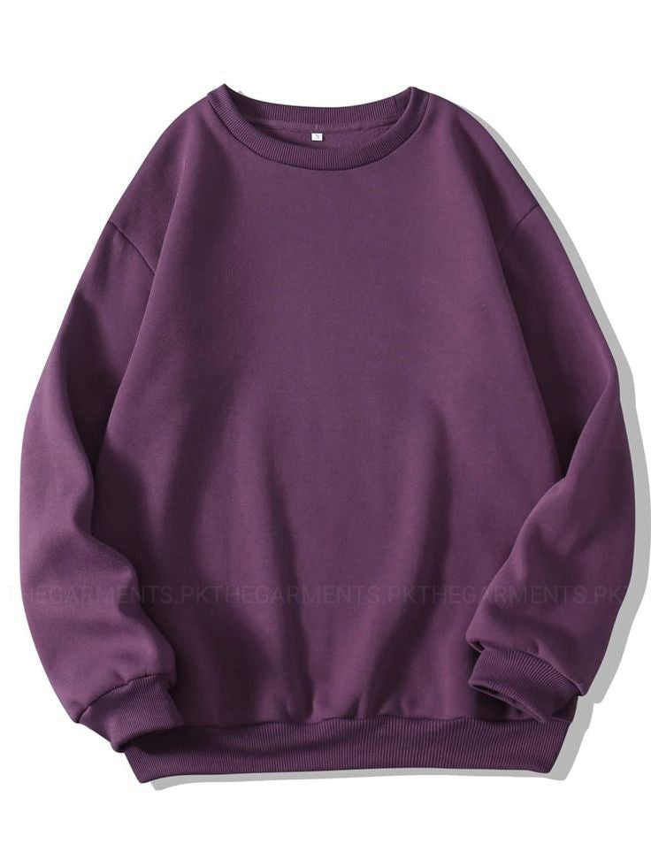 PLAIN PURPLE SWEATSHIRT