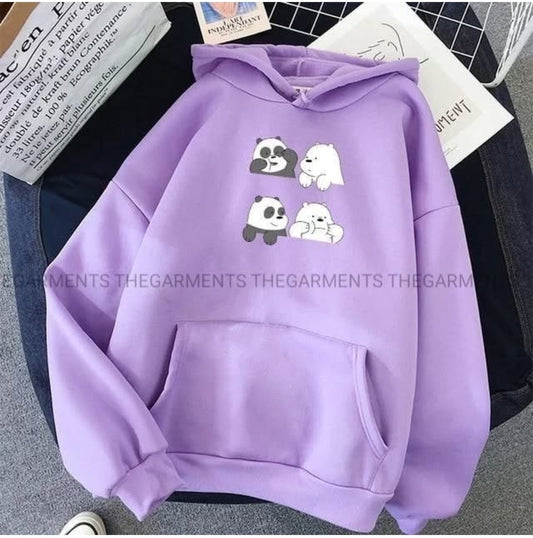 FOUR BEAR LILAC HOODIE