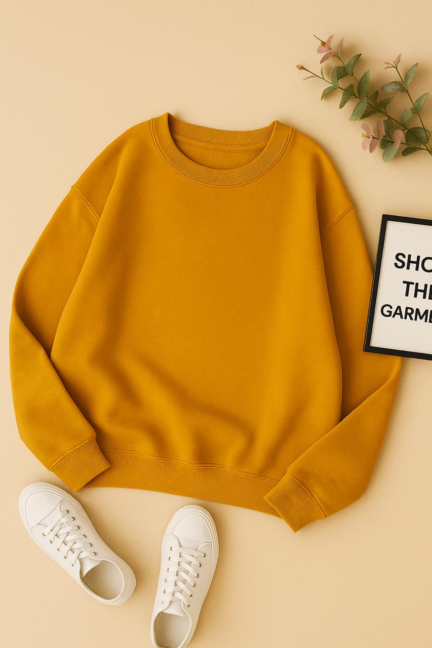 PLAIN MUSTARD SWEATSHIRT