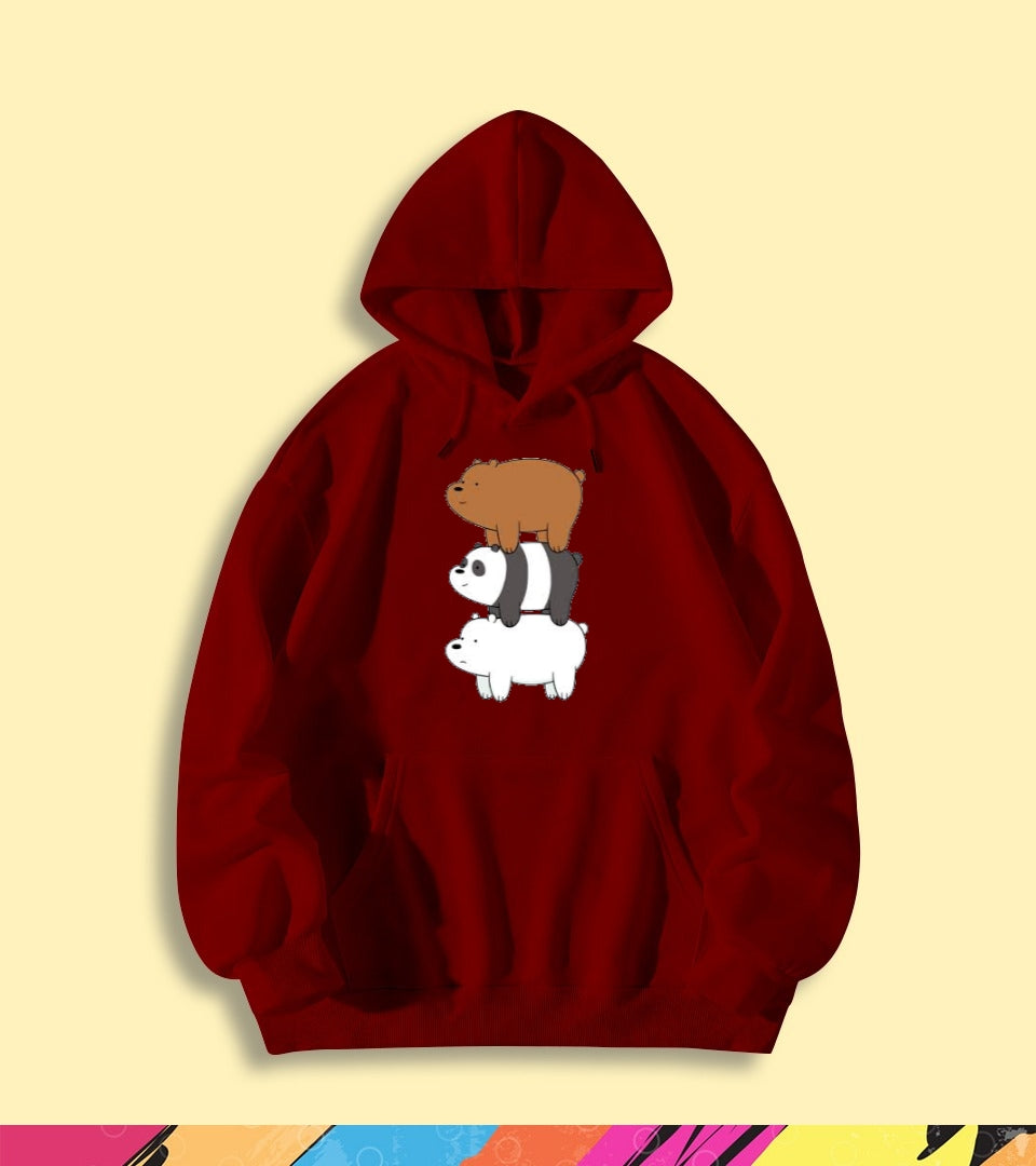 PANDA OVER PANDA HOODIE - teehoodie.co