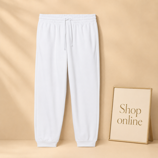 BASIC WHITE TROUSER