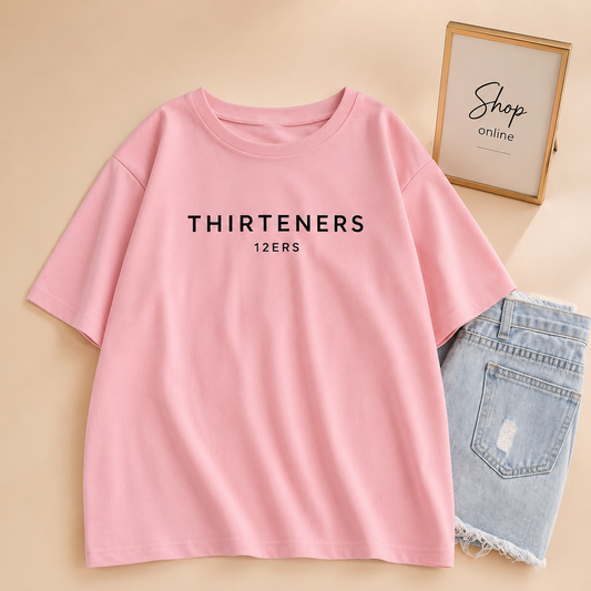 PINK THIRTENERS TSHIRT