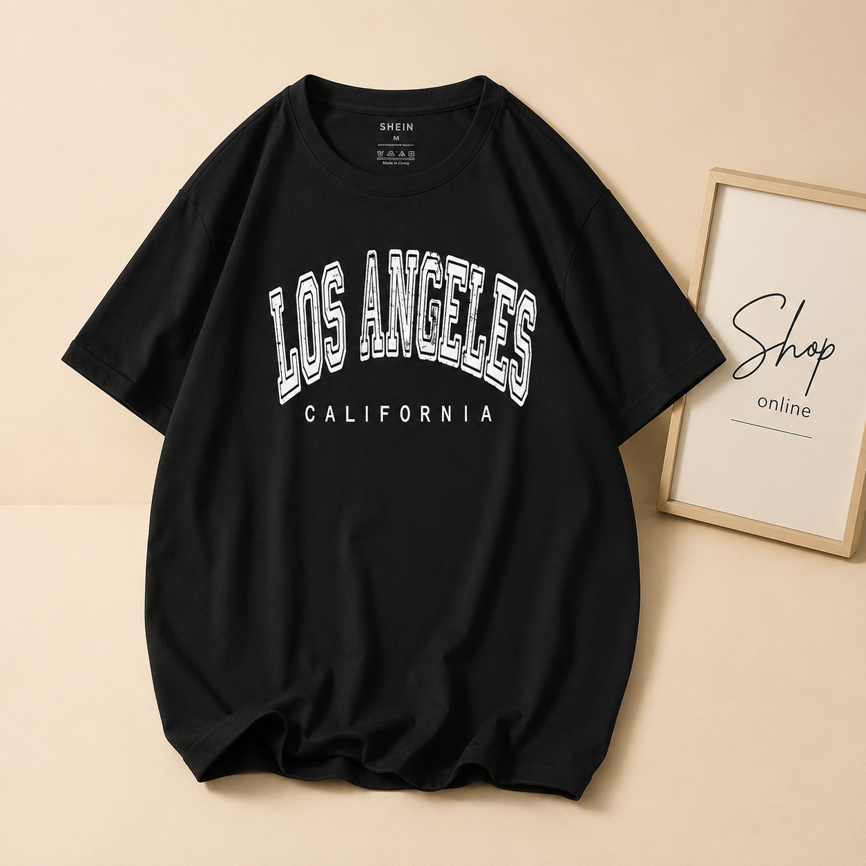 BLACK T-SHIRT (LOS ANGELES)