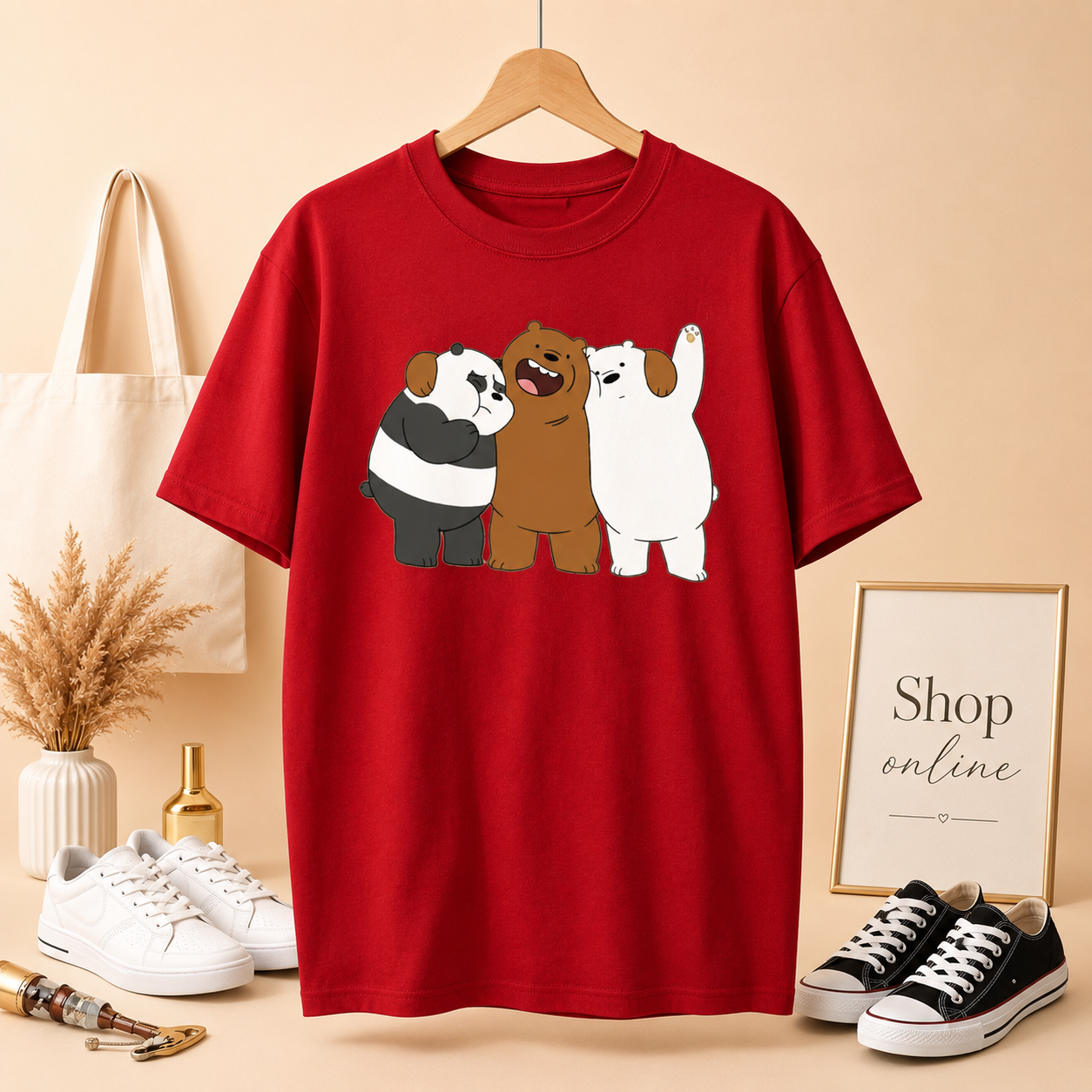 RED TSHIRT (TOGETHER BEAR)