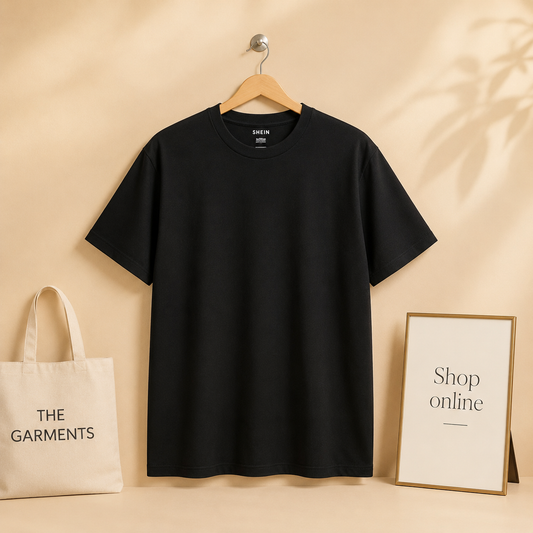 PLAIN BLACK TSHIRT