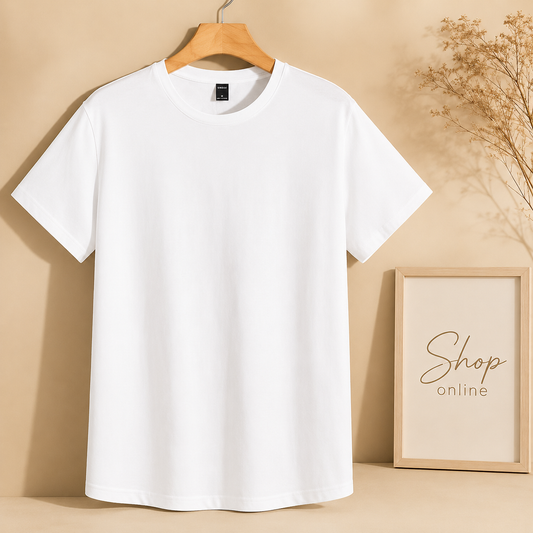 PLAIN WHITE TSHIRT