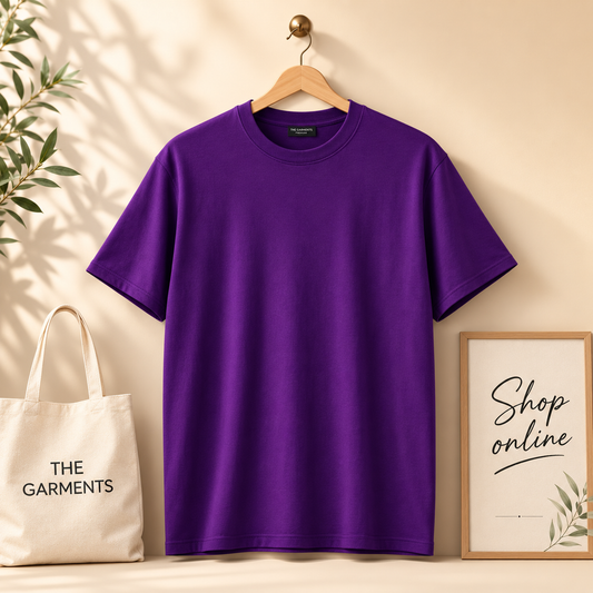 PLAIN PURPLE TSHIRT