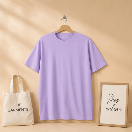 PLAIN LILAC TSHIRT
