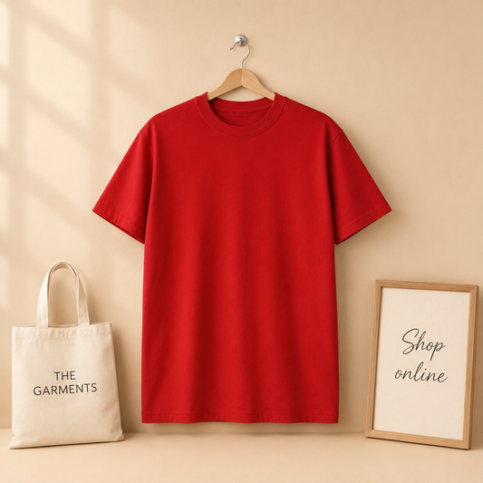 PLAIN RED TSHIRT