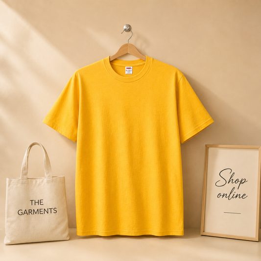 PLAIN YELLOW TSHIRT