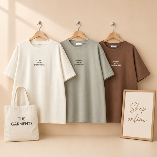 T-SHIRT ( TO HELL WITH EVERYTHING centre)