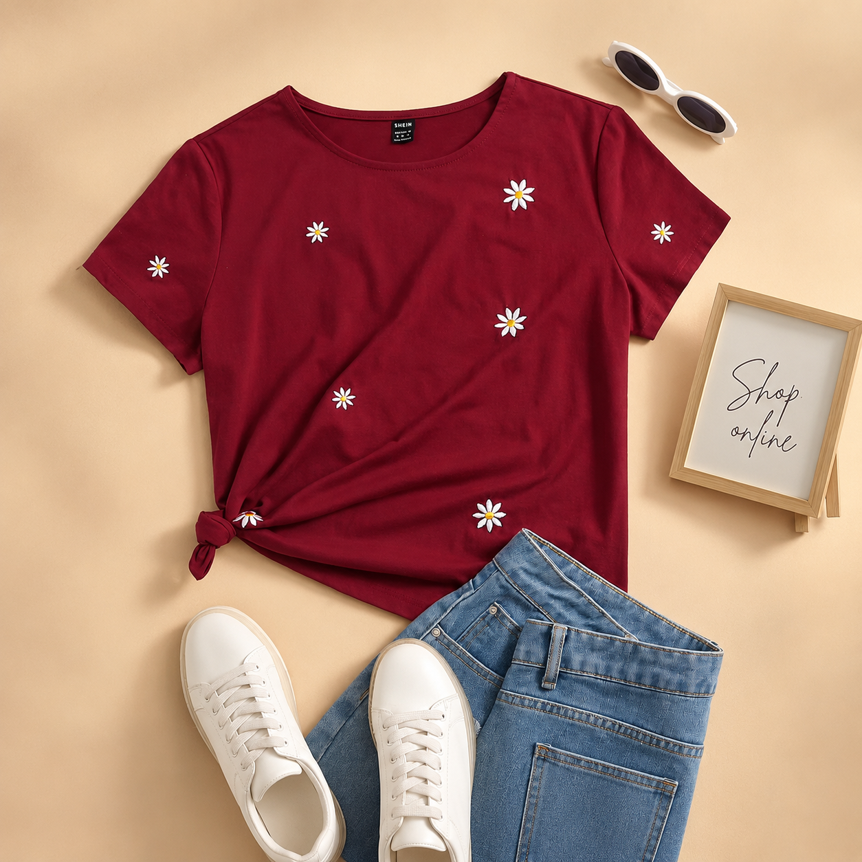 DAISY ALL OVER TSHIRT