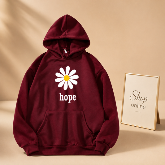 MAROON HOOD HOPE SUNFLOWER