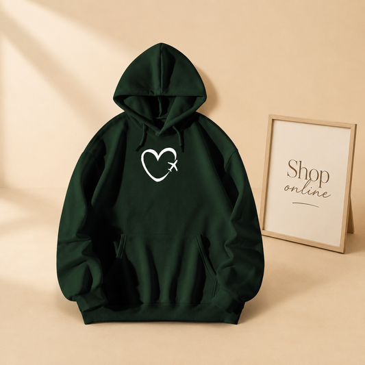 PLANE HEART HOODIE