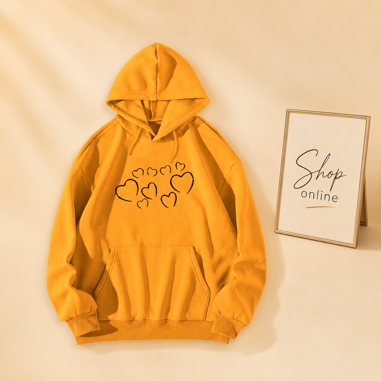 PLUS HEART HOODIE