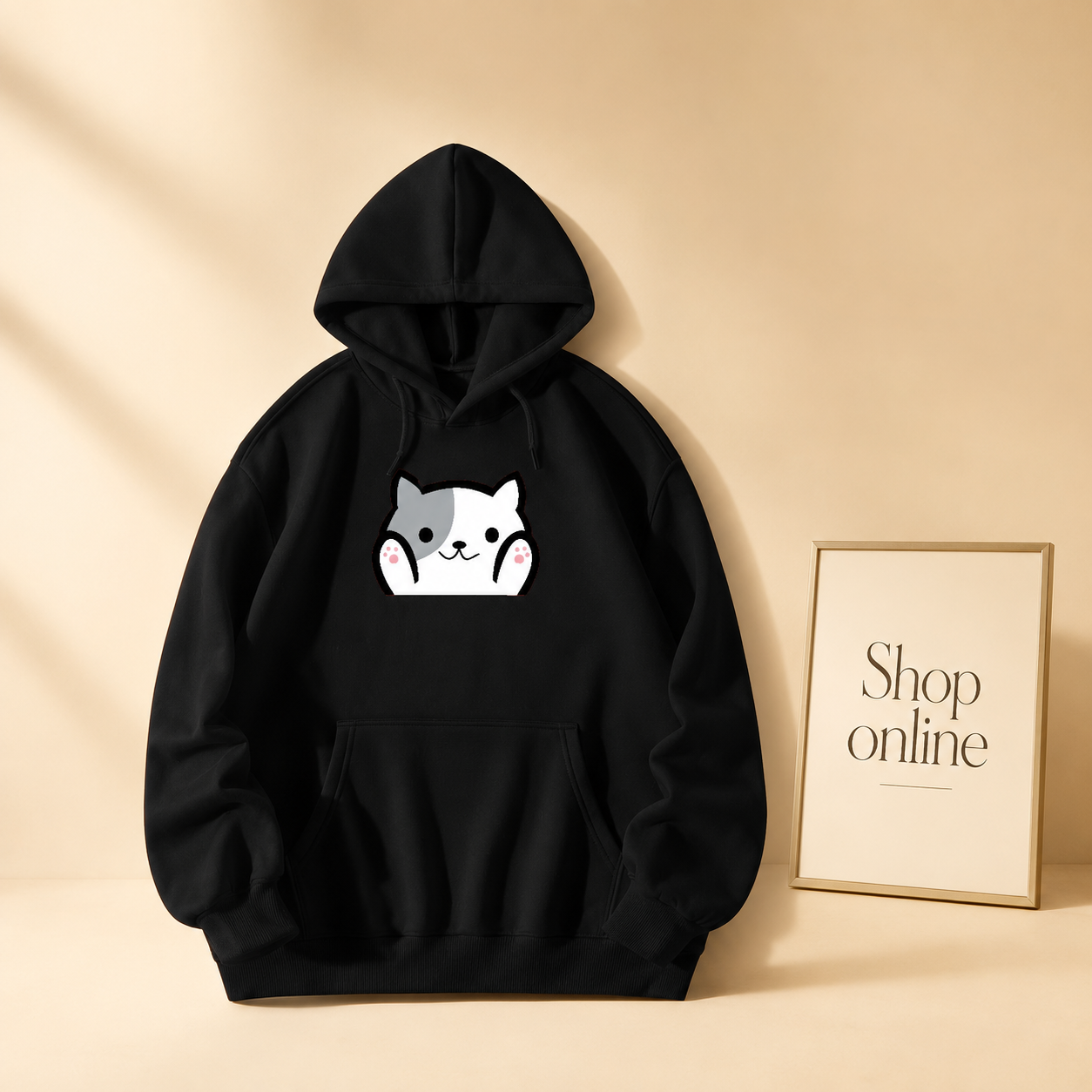 POCKET CAT HOODIE