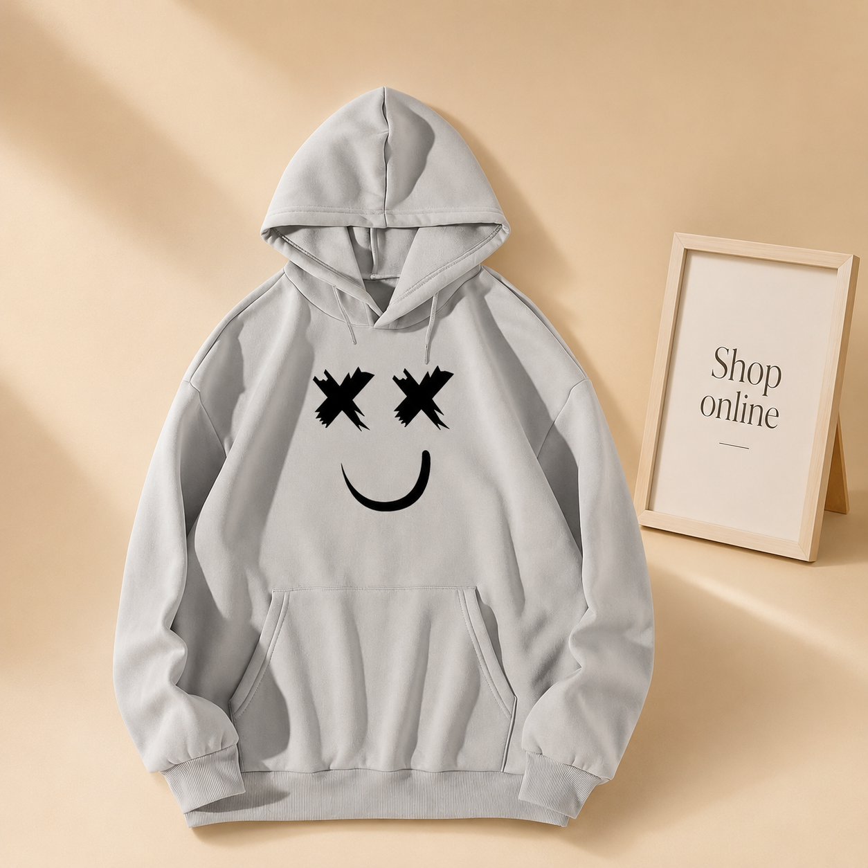 MARSHMALLOW PRINTED HOODIE