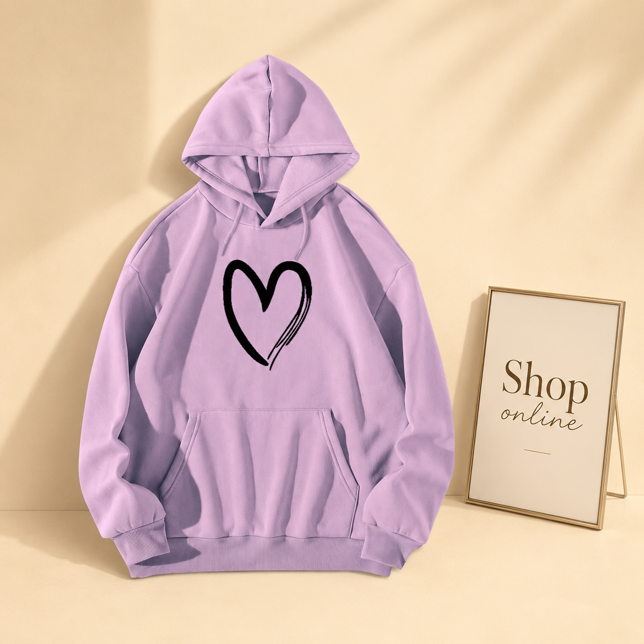 SHREDED HEART HOODIE