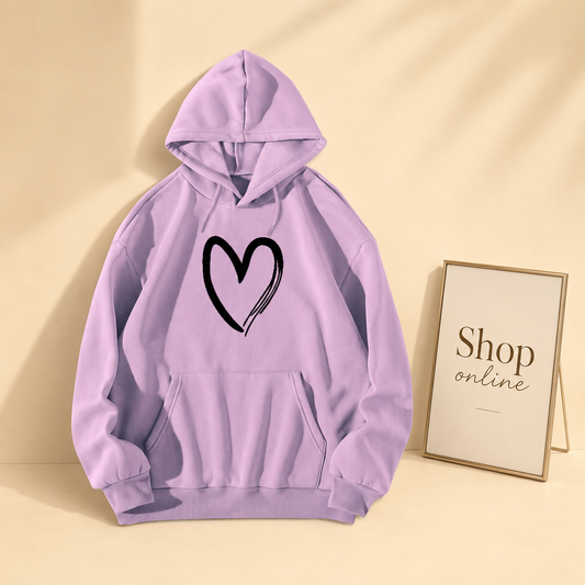 SHREDED HEART HOODIE