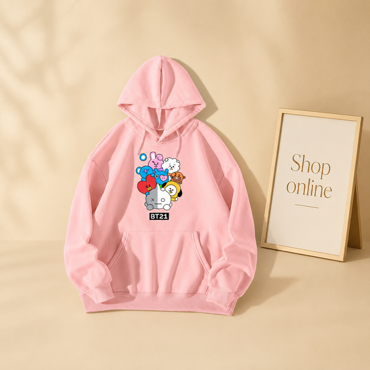 COLORFUL BT21 HOODIE