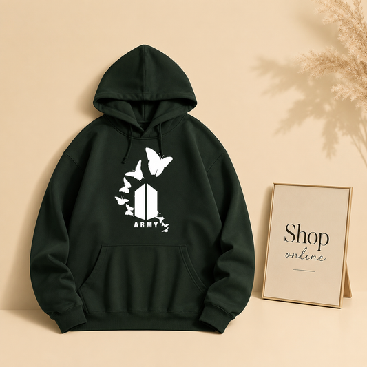 ARMY BUTTERFLY HOODIE