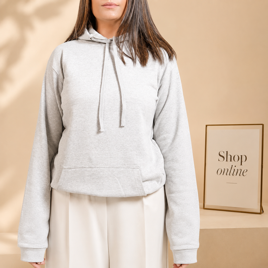 Basic Grey Hoodie // Women