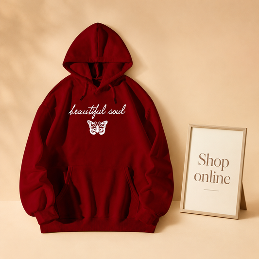 BEAUTIFUL SOUL BUTTERFLY HOODIE