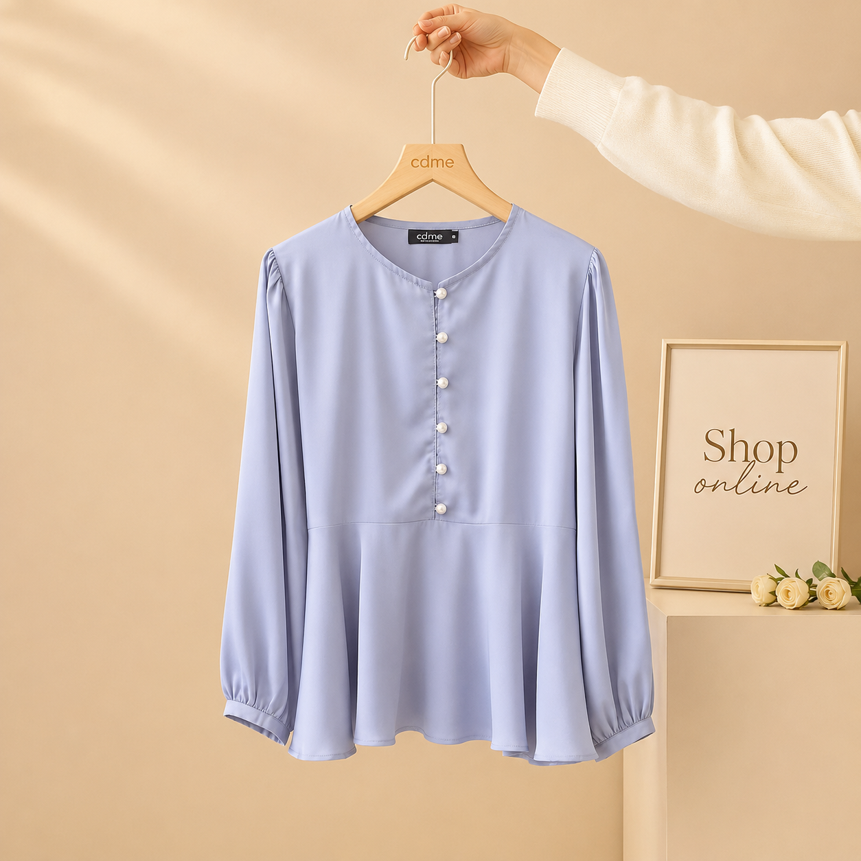 PLEATED FROCK TOP
