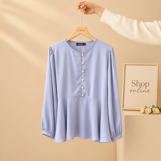PLEATED FROCK TOP