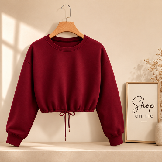 KNOTTED CROP SWEAT