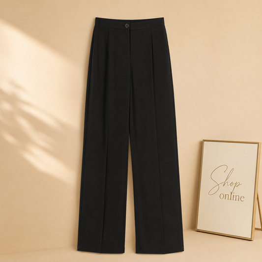 BLACK FORMAL PANT WIDE LEG