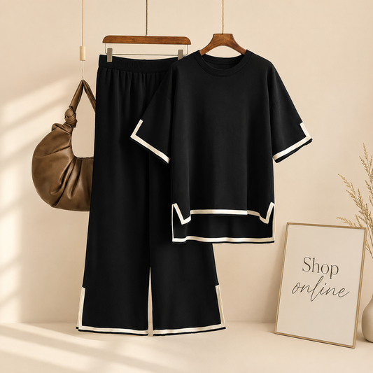 BLACK SUMMER LINING DRESS