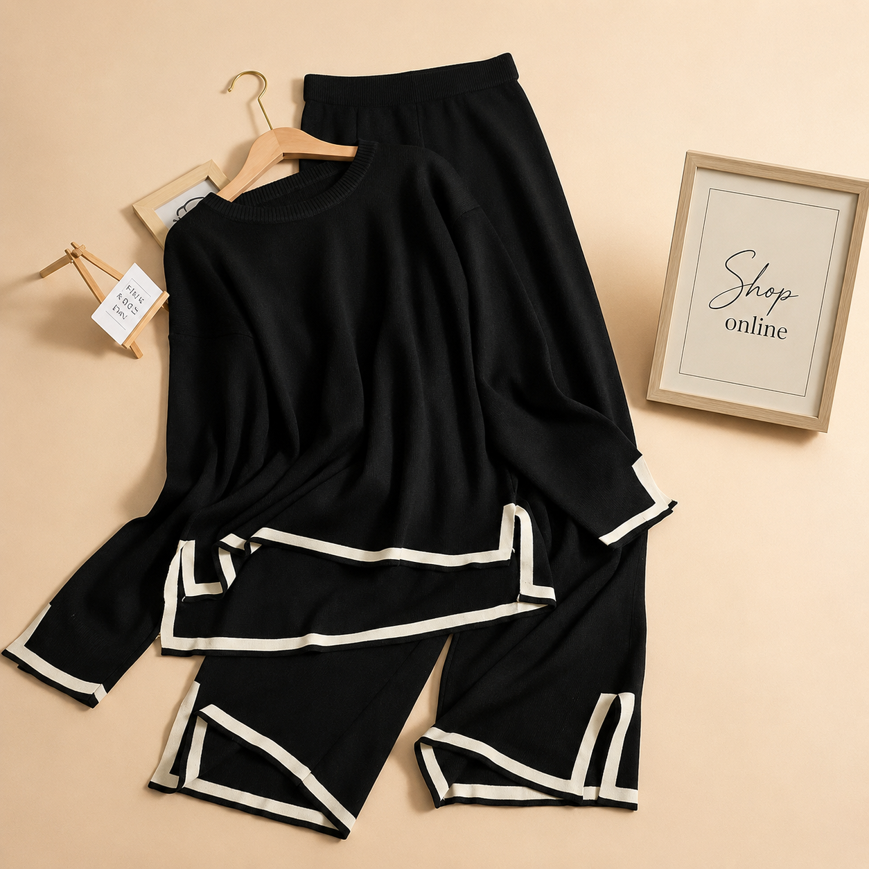 BLACK LINING TRACKSUIT