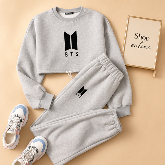Grey  Tracksuit ( BTS