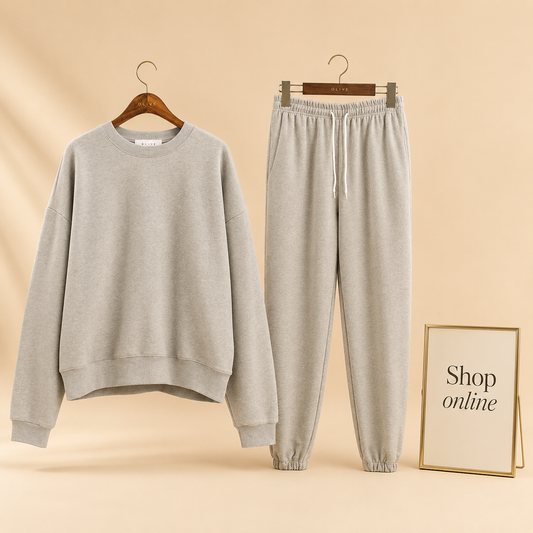 Grey Plain tracksuit