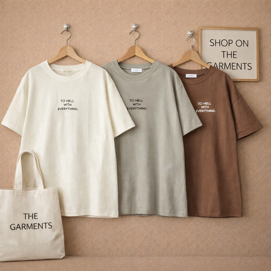 T-SHIRT ( TO HELL WITH EVERYTHING centre)