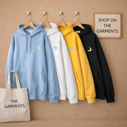 PACK OF 5 HOODIES( SUN,MOON, CLOUD)