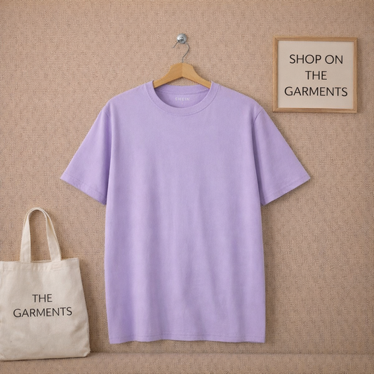 PLAIN LILAC TSHIRT