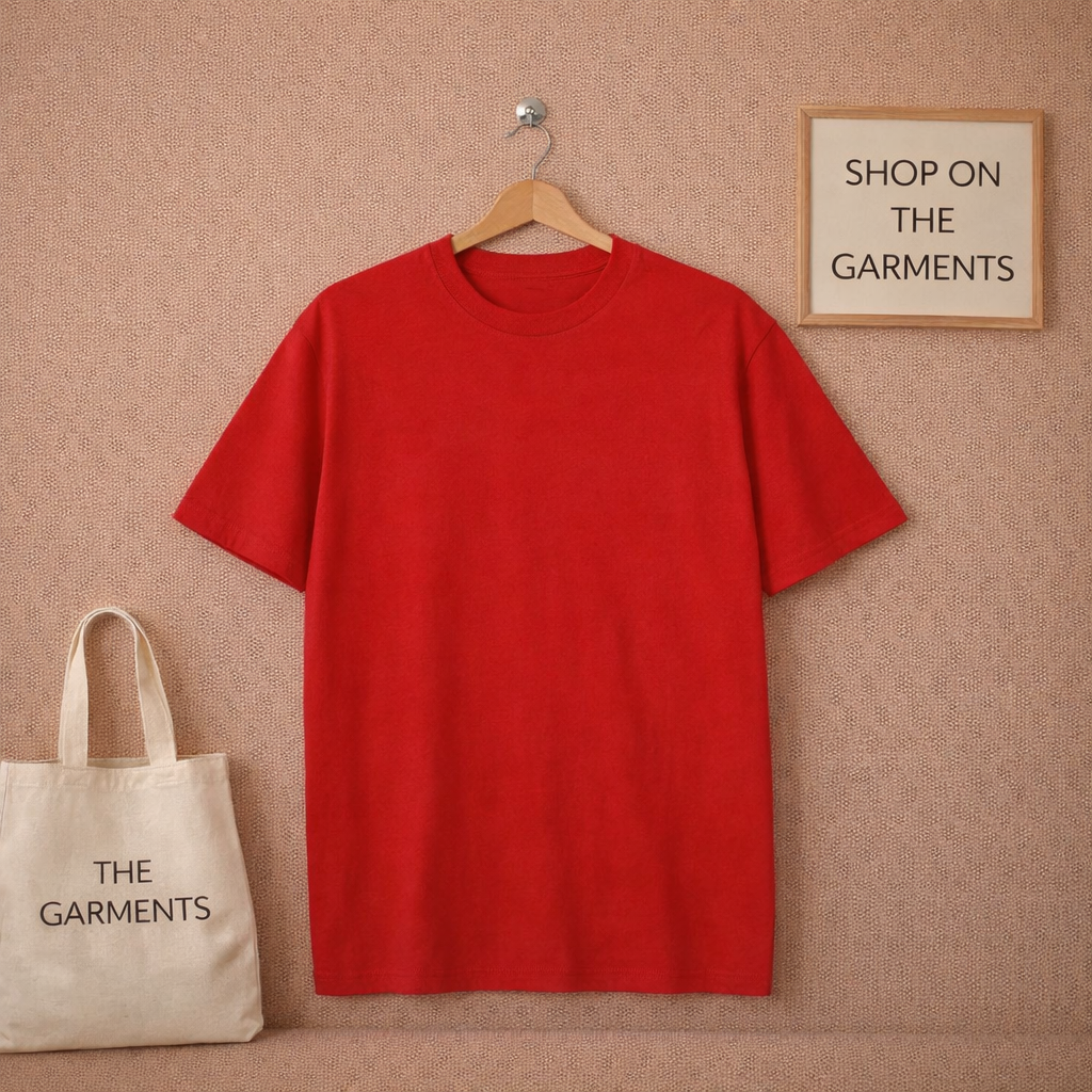 PLAIN RED TSHIRT