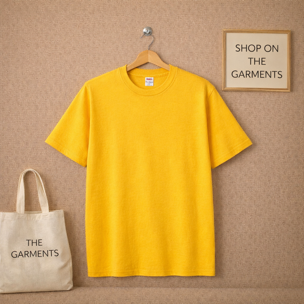 PLAIN YELLOW TSHIRT