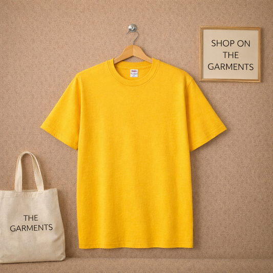 PLAIN YELLOW TSHIRT