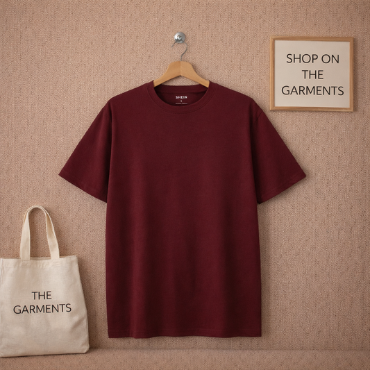 PLAIN MAROON TSHIRT