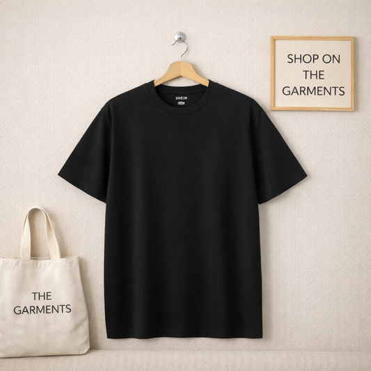 PLAIN BLACK TSHIRT