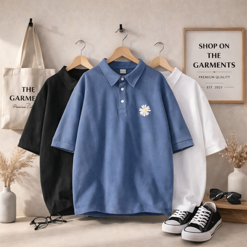 POLO TSHIRT( sunflower pocket)